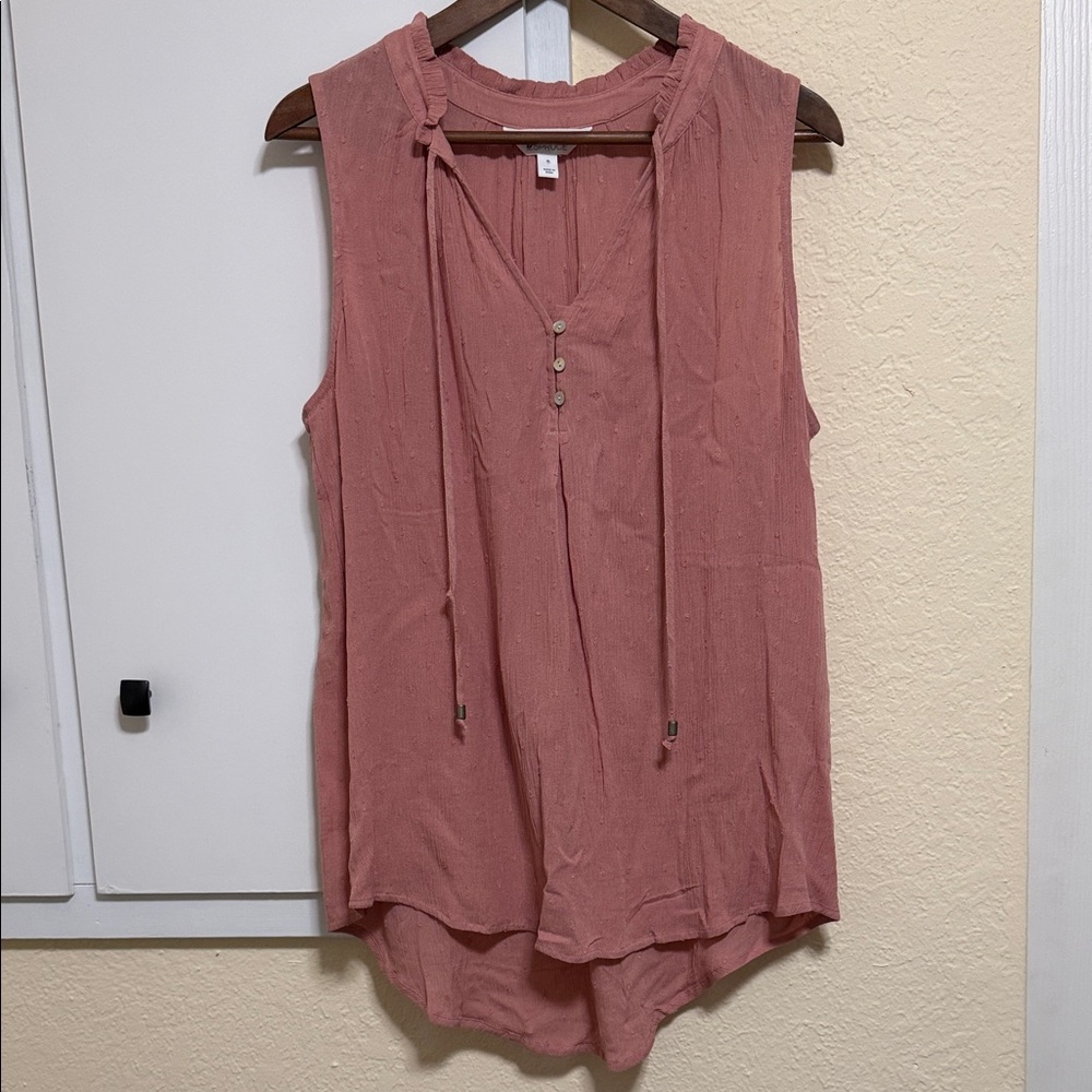Market & Spruce Mauve Sleeveless Top